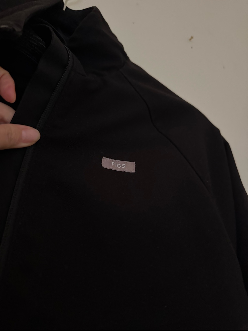 Figs scrubs black jacket - Picture 2 of 3